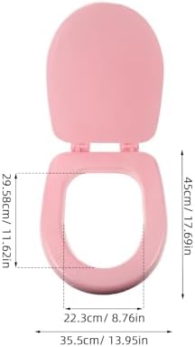 Gadpiparty Soft Foam Cushioned Toilet Seat Cover with Slow Close Feature, Thick Padded U-shaped Bathroom Seat Cushion for Hotel and Bathroom Upgrade — view 8