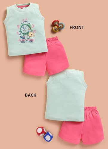 Image of LuvLap Baby Boys 100% Cotton Sleeveless Boys Tank Top & Shorts Set Pack of 3