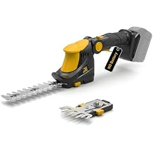 Hedge Trimmer Cordless for DEWALT 20V MAX Battery, 1200RPM Grass Trimmer Electric Hedge Trimmer, 2 in 1 Design, Perfect for Yard, Garden, and Lawn CareBattery Not Included Yellow