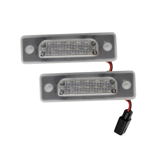 Lampe de plaque d'immatriculation LED blanche anti-erreur pour BMW E34 E32 lumière intense