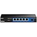 TRENDnet 5-Port Gigabit Compact Metal Desktop Switch with SFP Slot, TEG-S51SFP , Fanless Design, Wall Mountable, Lifetime Protection, Black