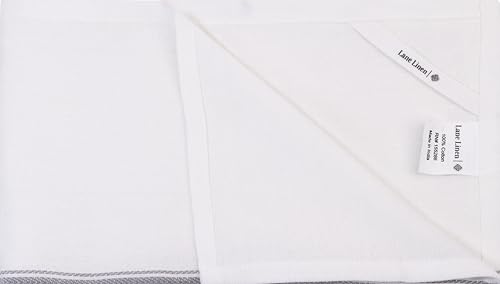 LANE LINEN Kitchen Towel Set, 6 Pack Dish Towels for Kitchen, 100% Cotton Absorbent Tea Towels, Quick Dry, 14"x25", Herringbone Weave, Reusable, Machine Washable, Soft for Drying Dishes - Grey Stripe - Cosy Home Interiors LANE LINEN Kitchen Towel Set, 6 Pack Dish Towels for Kitchen, 100% Cotton Absorbent Tea Towels, Quick Dry, 14"x25", Herringbone Weave, Reusable, Machine Washable, Soft for Drying Dishes - Grey Stripe - Image 7