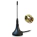 UniteCom Magnetisch montierte Mini-Whip-LoRa-868-MHz-Ante... LoRaWAN-Antenne für IoT-Gateways/Router. Unterstützt HNT-Mining mit Helium-Hotspots. SMA/RP-SMA-Anschlüsse (RP-SMA-Stecker)