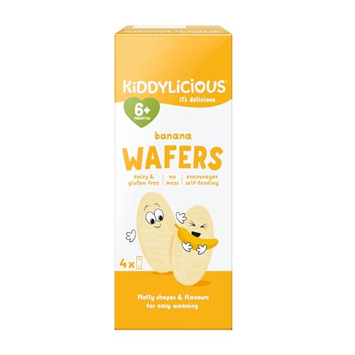 Kiddylicious Banana Wafers 6 Months+ 4 X 4g
