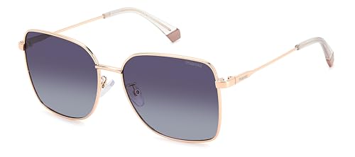 Lunettes de soleil Polaroid PLD 4158/G/S/X pour femme en acier doré