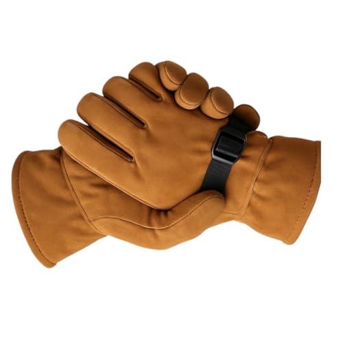 Image of TLN Genuine Leather Gloves for Men | Premium Soft Driving, Biking & Winter Gloves, Warm, Stylish & Durable Hand Gloves for Outdoor & Daily Use