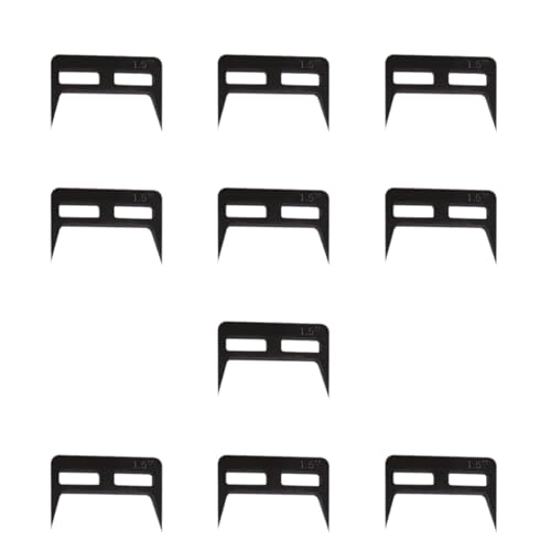 Fenteer 10Pcs Pinch Dogs Woodworking Square Back Tapered Legs Multipurpose Heavy Duty Sturdy Hardware Tool for Upholstery Woodworking