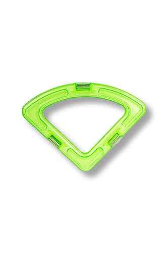 マグプレイヤー 特殊パーツ 【ミドルサイズ扇形】 Magplayer 単品 ばら売り 追加 お試しパック 補充パック マグネットブロック 創造力を育てる知育玩具 想像力 磁石 【4ピース】 (ミドルサイズ扇形)