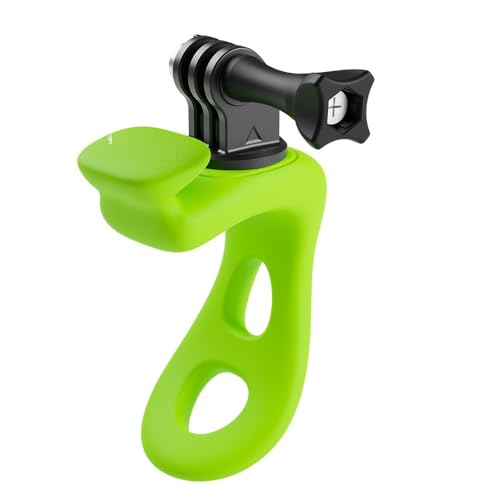 Binglin ���@�\�Œ�o���h �A�N�V�����J�����}�E���g GoPro DJI Osmo Action 360 One �Ή� 360°��] �L�k�\ �V���R���f�� �y�� �g�ѕ֗� (�O���[��)