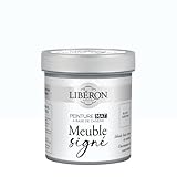 Libéron   Peinture Meuble Signé MAT à Base de Caséine   Peinture Bois Intérieur   Haut Pouvoir Couvrant   Décoration et Rénovation Meuble et Objets   32 Teintes   Blanc albâtre 500ml