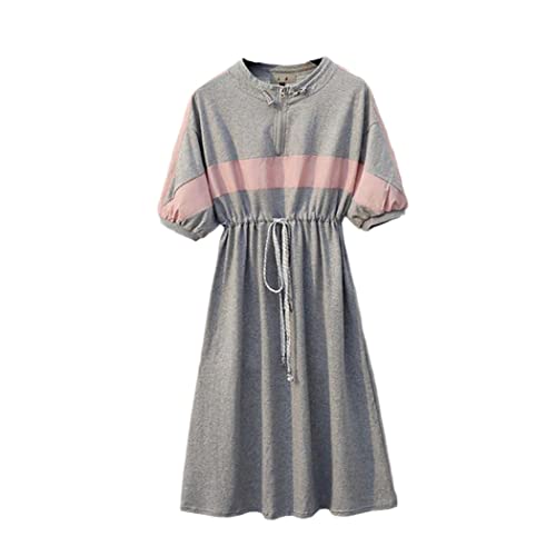 Robe plissée coréenne tricot à col long haut de gamme coupe hiver décontractée