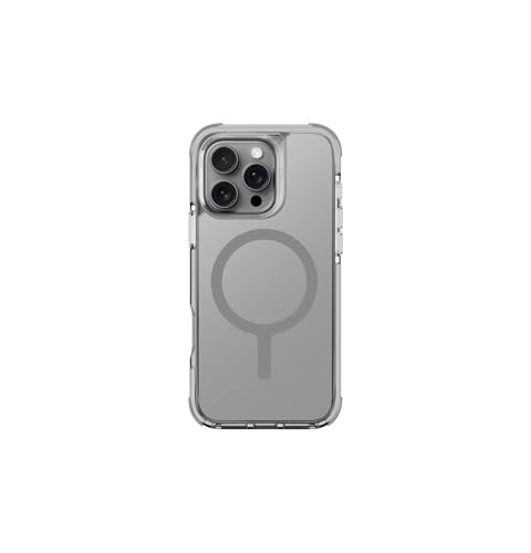 Coque de téléphone de combat iPhone 16 Pro antichoc MagClick gris - 2