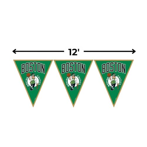 Boston Celtics banner Amscan fanion de basket guirlande decorative chambre ado - 6