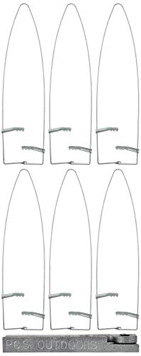 Duke Traps (6 Pack) #4 Wire Fur Stretcher Value Package - Tail Stripper Included