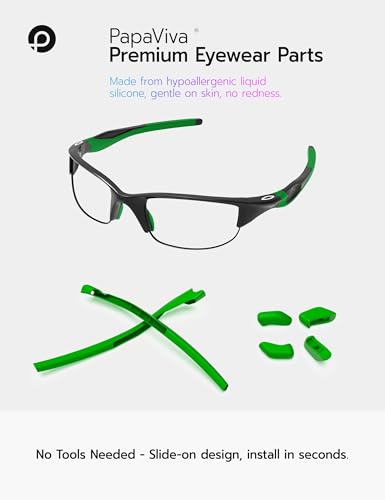 Kits de caoutchouc Half Jacket 2.0 Oakley OO9144 XL OO9154 vert foncé - 2