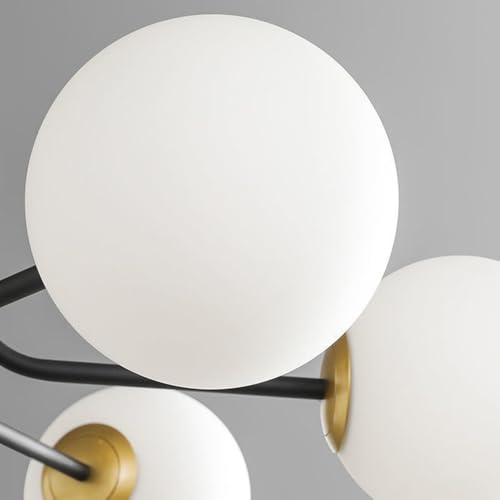 Lustre nordique à LED en verre pour illuminer un salon moderne - 7