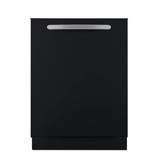 Summit Appliance DW243BADA 24" Wide Built-In Dishwasher, Black, ADA Compliant, Quite Performance, Touch Controls, Digital Display, Top Control Panel, Stainless Steel Interior, 8 Wash Programs