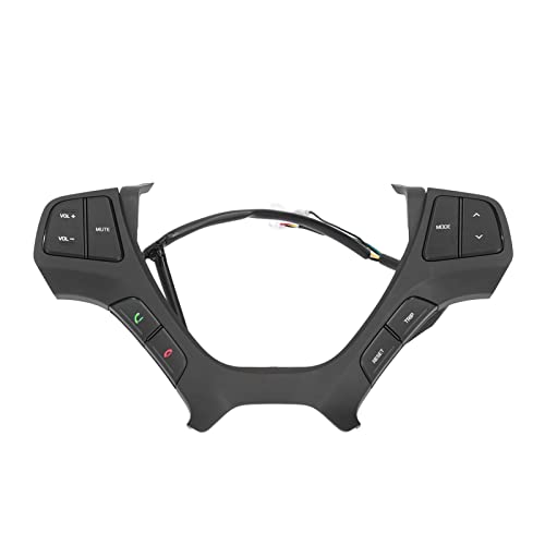 Interruptor de control del volante negro multifuncional para Hyundai I10 2014-2017