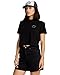 Volcom Women's Dial Crop Tee, Black, X-Large