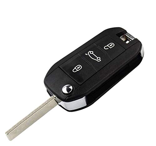 ontto Cover per chiave auto in TPU Adatto per Peugeot 308