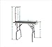 Go Pet Club 36-Inch Dog Grooming Table, Adjustable Arm Foldable Non-Slip Top, Rust-Proof, Waterproof, Warp-Free Trimming Table for Pets, Black