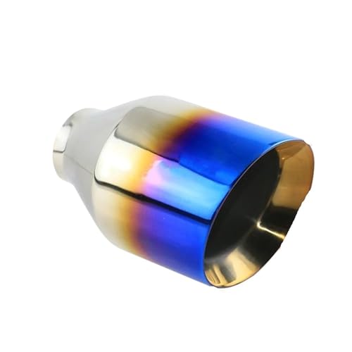 Embouts d'échappement universels acier inox argent bleu noir pour système voiture
