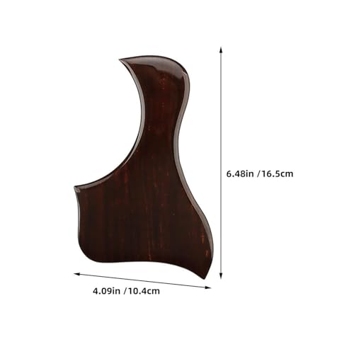 Pickguard en bois pour guitare canard style folk pour musicien - 2