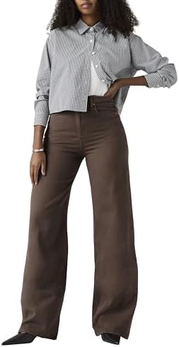 Levi's Damen Ribcage Wide Leg Jeans