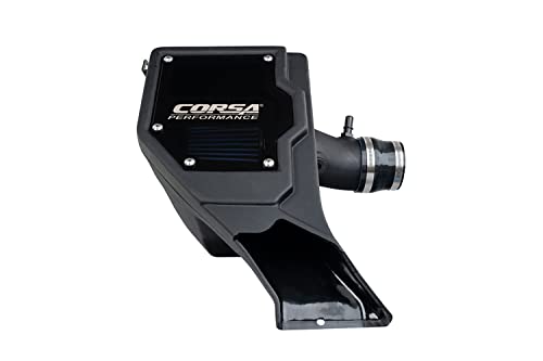 Corsa - 21-22 Ford Bronco 2.3L Closed Box Air Intake With MaxFlow 5 Oiled Filter (47002)