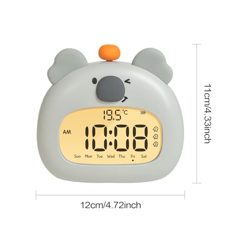 Réveil enfant koala veilleuse rechargeable bord de lit pour chambre bébé