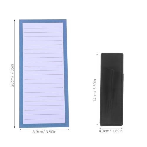 Bloc-notes magnétique pour préparation des repas et liste de courses - 2