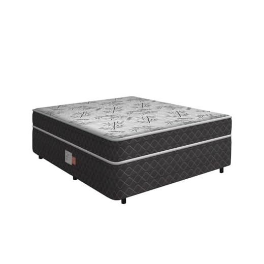 Cama Box (Casal) Conjugada Ortopedica Espuma D26 Lucas Home Unique 138x188x38cm