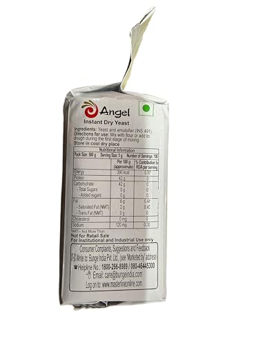 Angel Instant Dry Yeast | Sugar Tolerant | Gloripan | A++ Grade, 500g