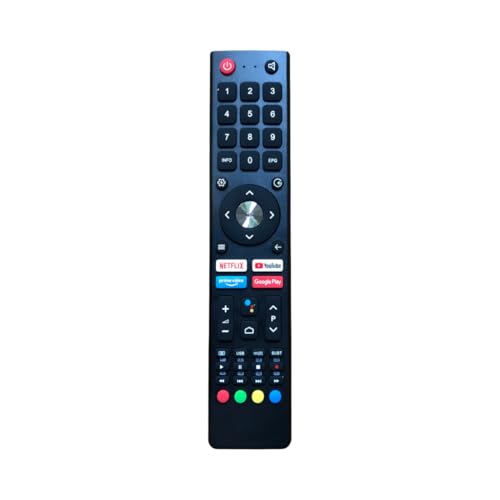 Image of Upix Compatible BPL Smart Android 4k LCD /LED TV Remote No. 1167 | with Voice | Exactly Same Remote Will Only Work | Pairing is Required