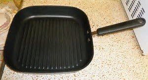Pampered Chef 11" Executive Non-Stick Square Grill Pan