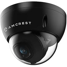 Amcrest 5MP POE Camera, Outdoor Vandal Dome Security POE IP Camera, 5-Megapixel, 98ft NightVision, 2.8mm Lens, IP67, IK10 Resistance, MicroSD 256GB Sold Separately, Cloud, NVR IP5M-D1188EB-AI-V3
