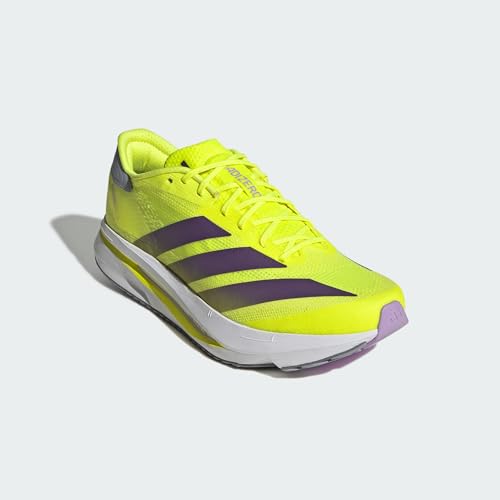 adidas Herren Adizero Sl2 Shoes, solar Yellow/Aurora Plum/Powder Plum, 45 1/3 EU – Ansicht 6