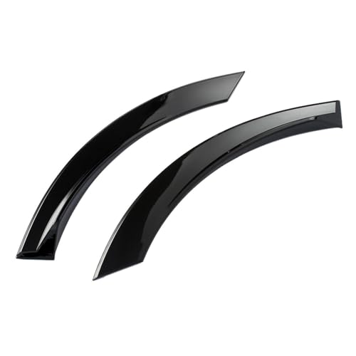 Guardabarros de plástico ABS negro para CRV 2023 2024: accesorios estéticos de 2 piezas