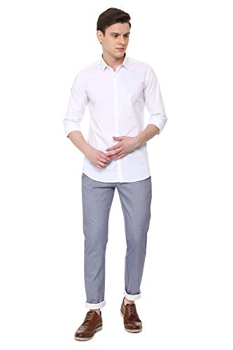 Image of Van Heusen Men's Solid Slim Fit Casual Shirt