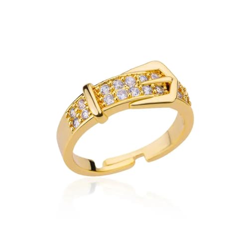Bague zircon géométrique pour femme au design luxe et raffiné