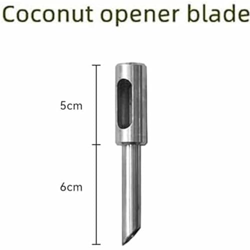 Herramienta abridor de coco de acero inoxidable con altura ajustable manual 8