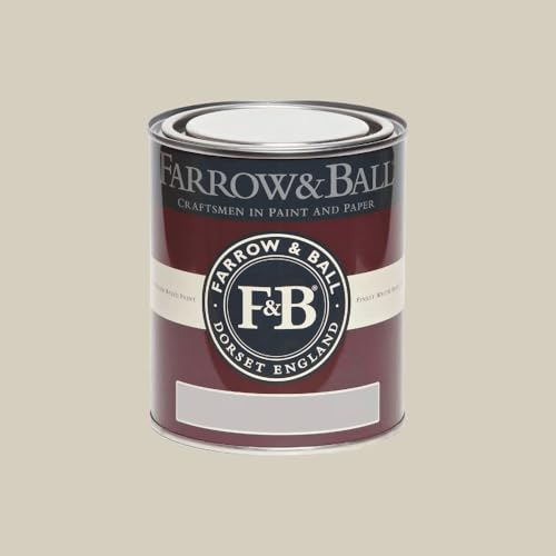 FARROW & BALL FLAT EGGSHELL 201 SHADED WHITE 750ML