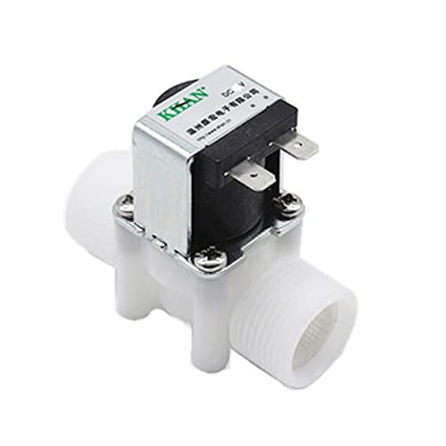 Électrovanne d'eau plastique 3/4 interrupteur normalement fermé 12V vanne mâle - 3