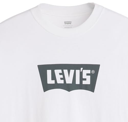 Levi's Para Hombre. 000RY-0003 Camiseta Vintage Batwing Blanco (Xxl), Casual, AlgodóN, Manga Corta - 4