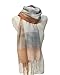 Wander Agio Women's Fashion Scarves Long Shawl Winter Thick Warm Knit Large Scarf Plaid Rough Khaki 26