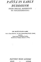 Panna in Early Buddhism B000J0D74M Book Cover