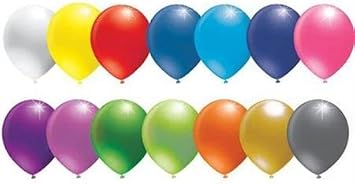 My Skills - Metallic Mixed Color Balloon 12 Inch 15 Pieces
