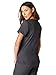 KOI Lite Philosophy Women's 3-Pocket Mock-Wrap Scrub Top Charcoal Large