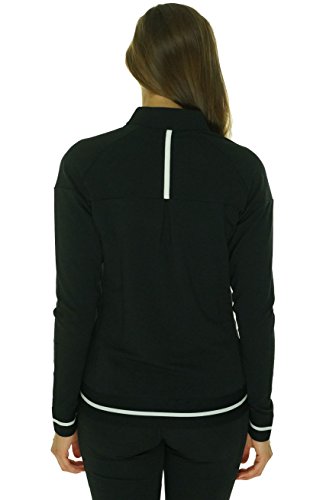 Asics Women's Club Knit Jacket, Performance Black, Medium #TOP1