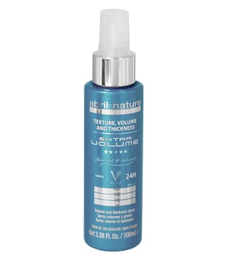 abril et nature - Spray para dar volumen, cuerpo y densidad al cabello Fino Extra Volume - Rellena y fortalece la fibra capilar - Resultados de larga duración - No Apelmaza - Sin aclarado - 100ml
